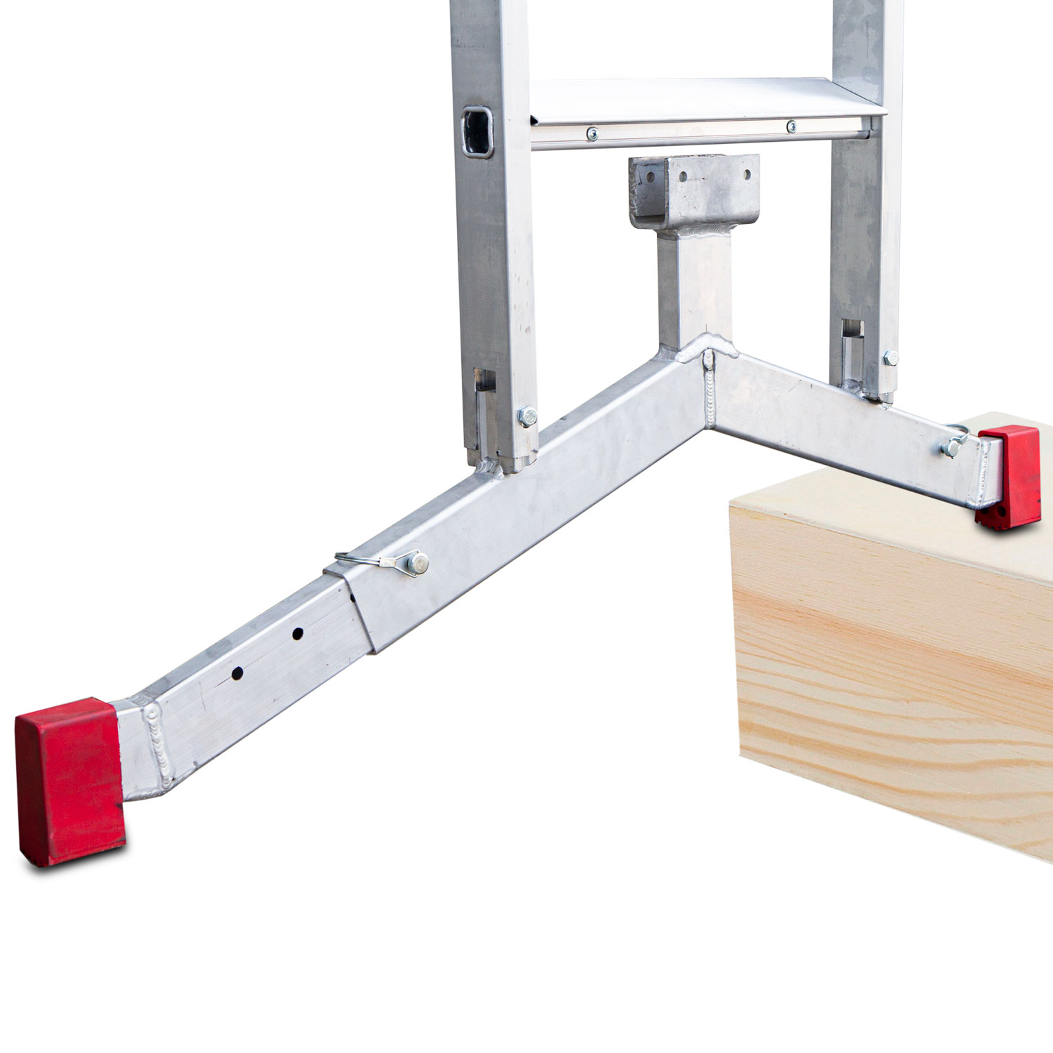 BAS-REGU | Base estabilizadora regulable en altura para escaleras industriales EN1400 y EN1500