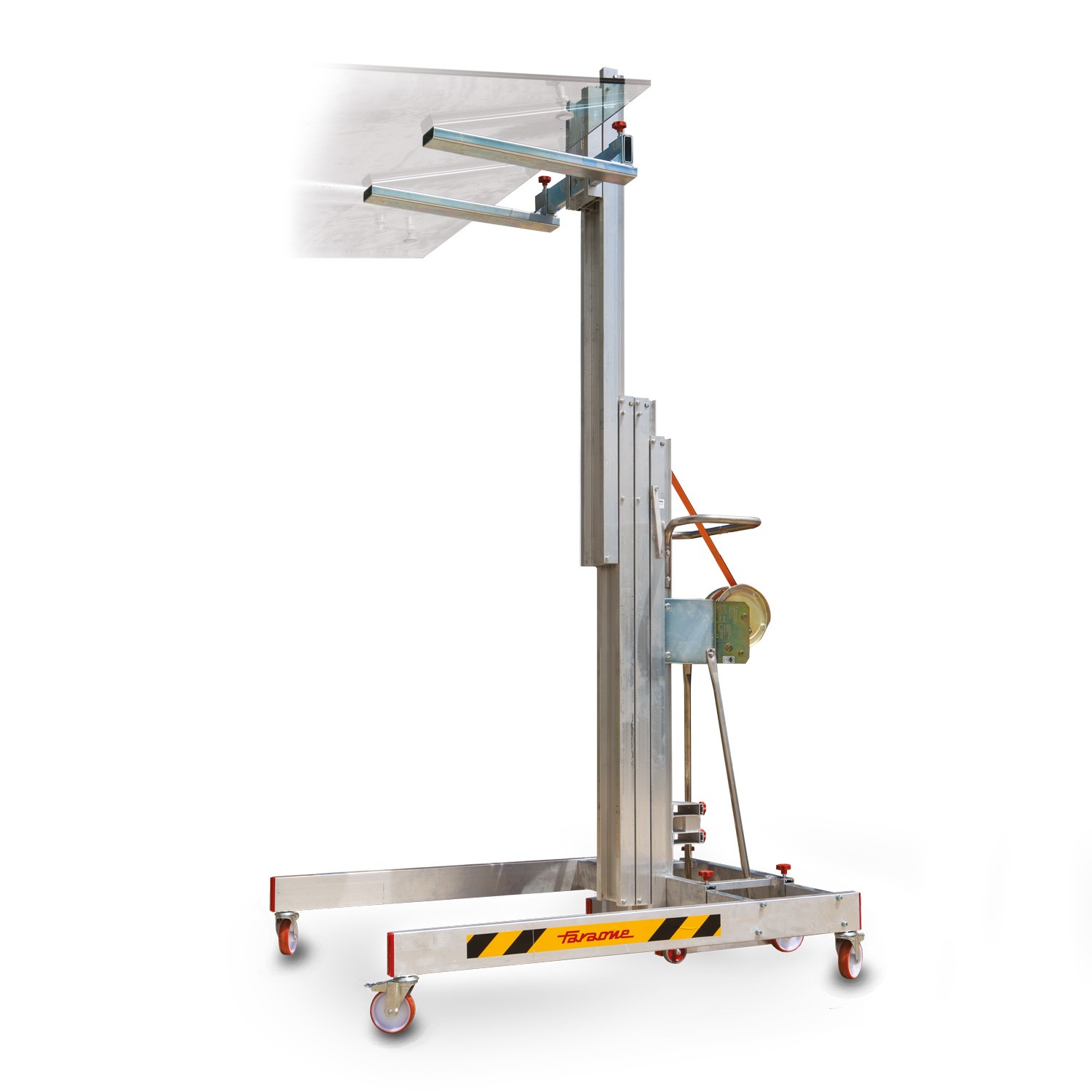 HW-BIG | Elevador de materiales en aluminio, capacidad máxima 250 kg.