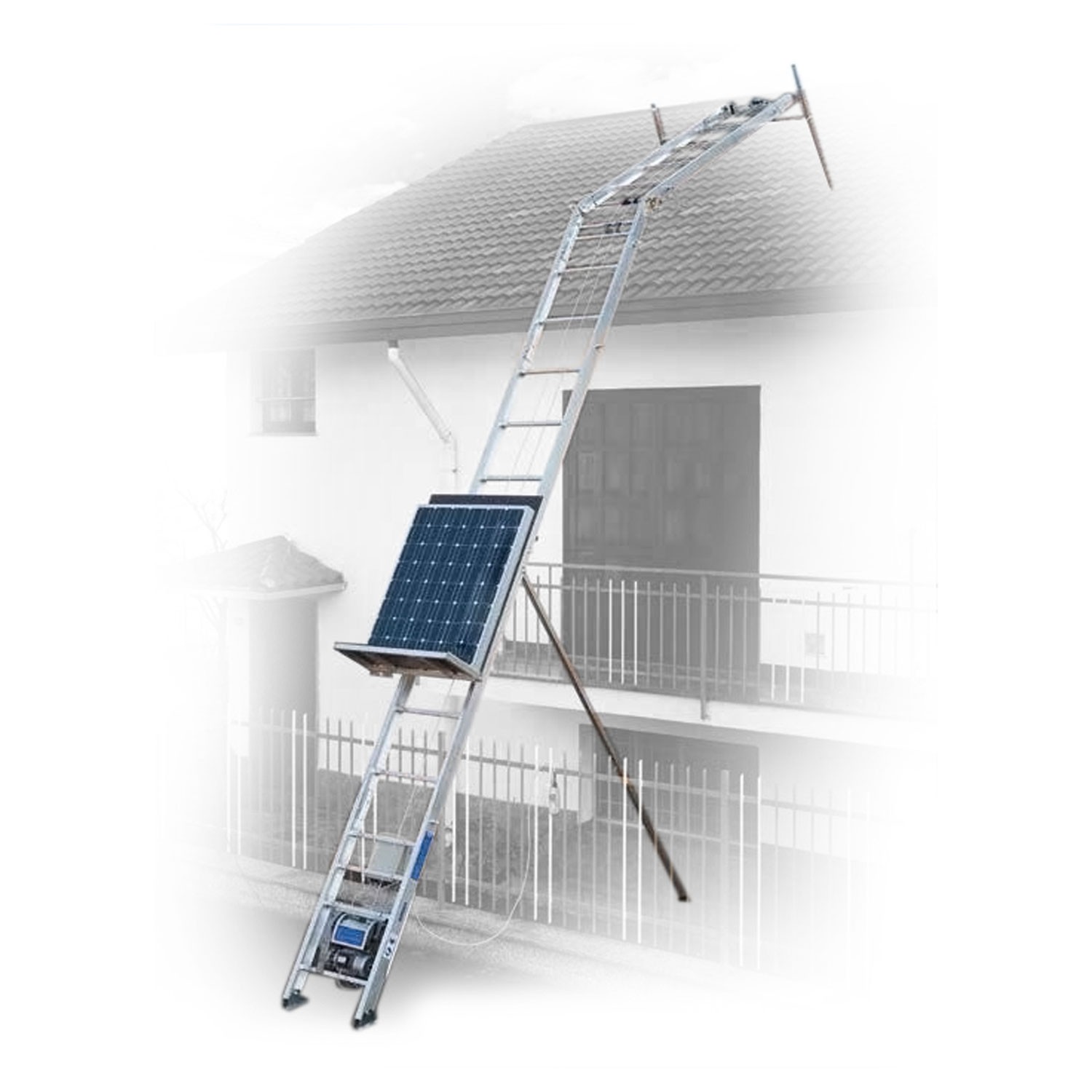 HW-SUPER | Elevador de materiales en tejados