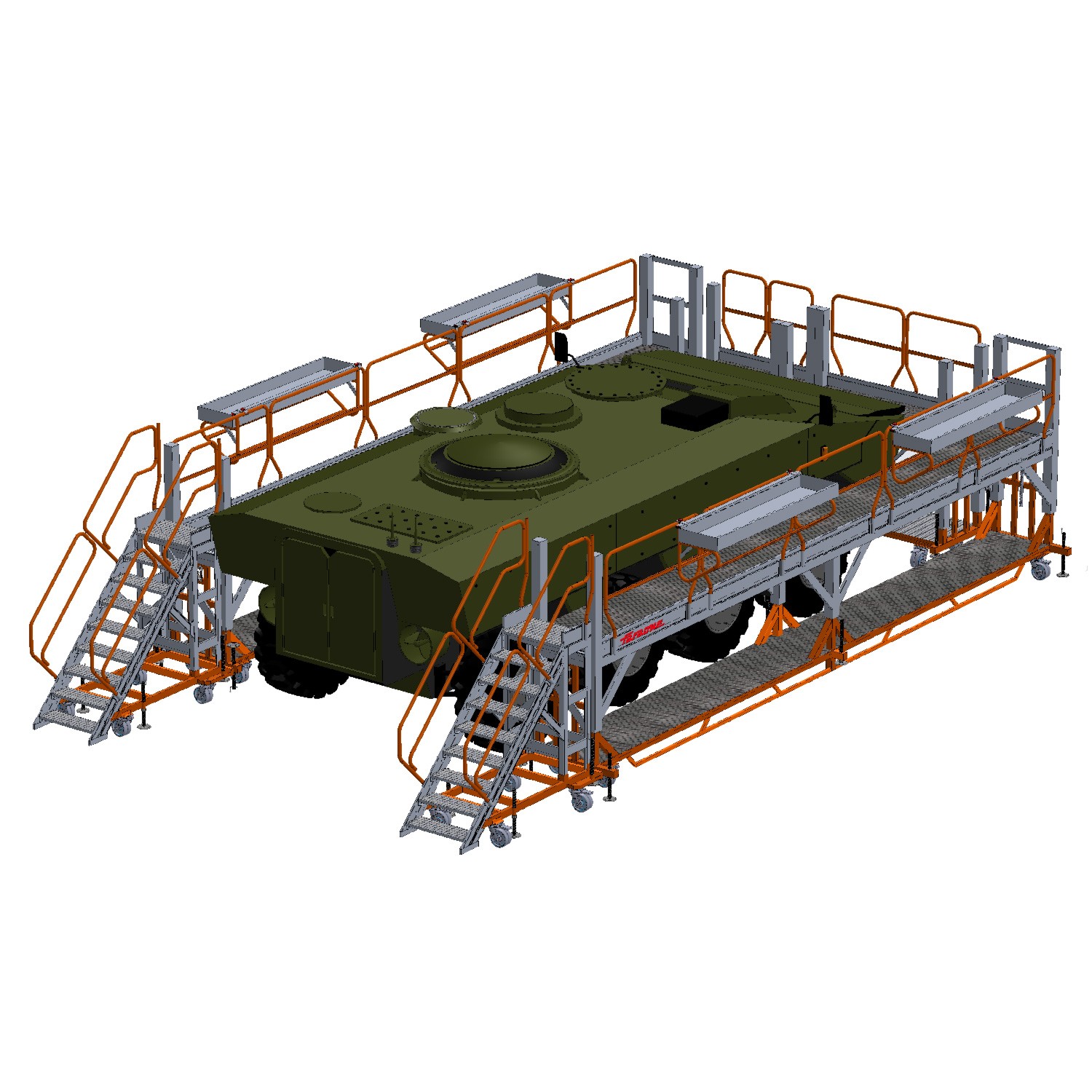 EM701 | Estructura a Medida para Mantenimiento de Vehículos Militares
