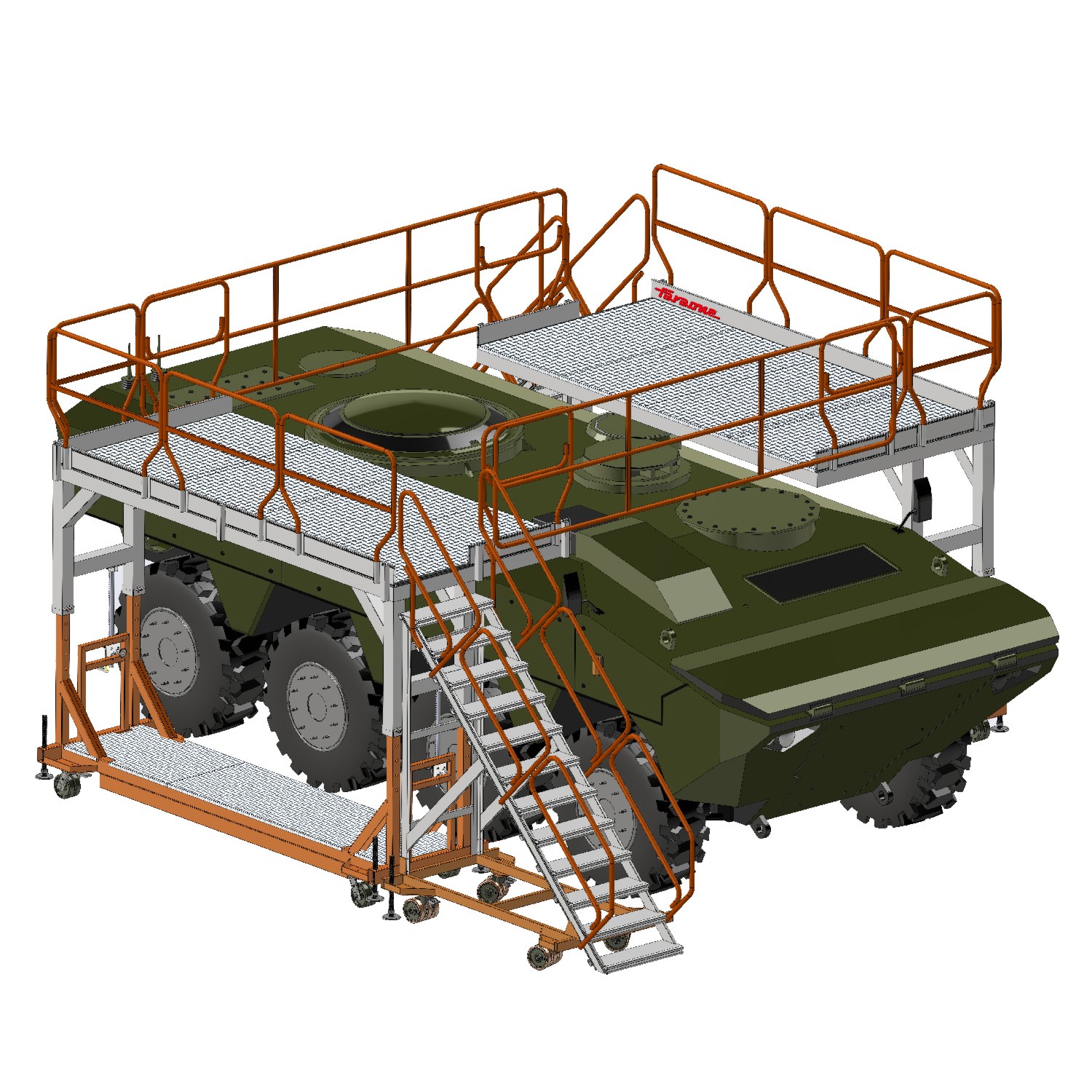 EM702 | Estructura a Medida para Mantenimiento de Vehículos Militares