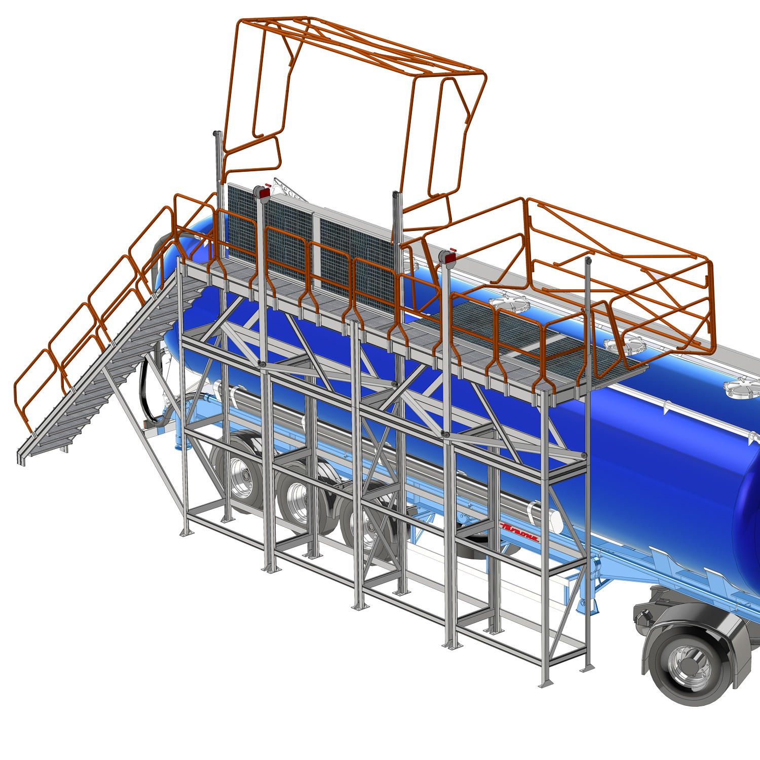 EM108 | Estructura a Medida para Mantenimiento de Camiones