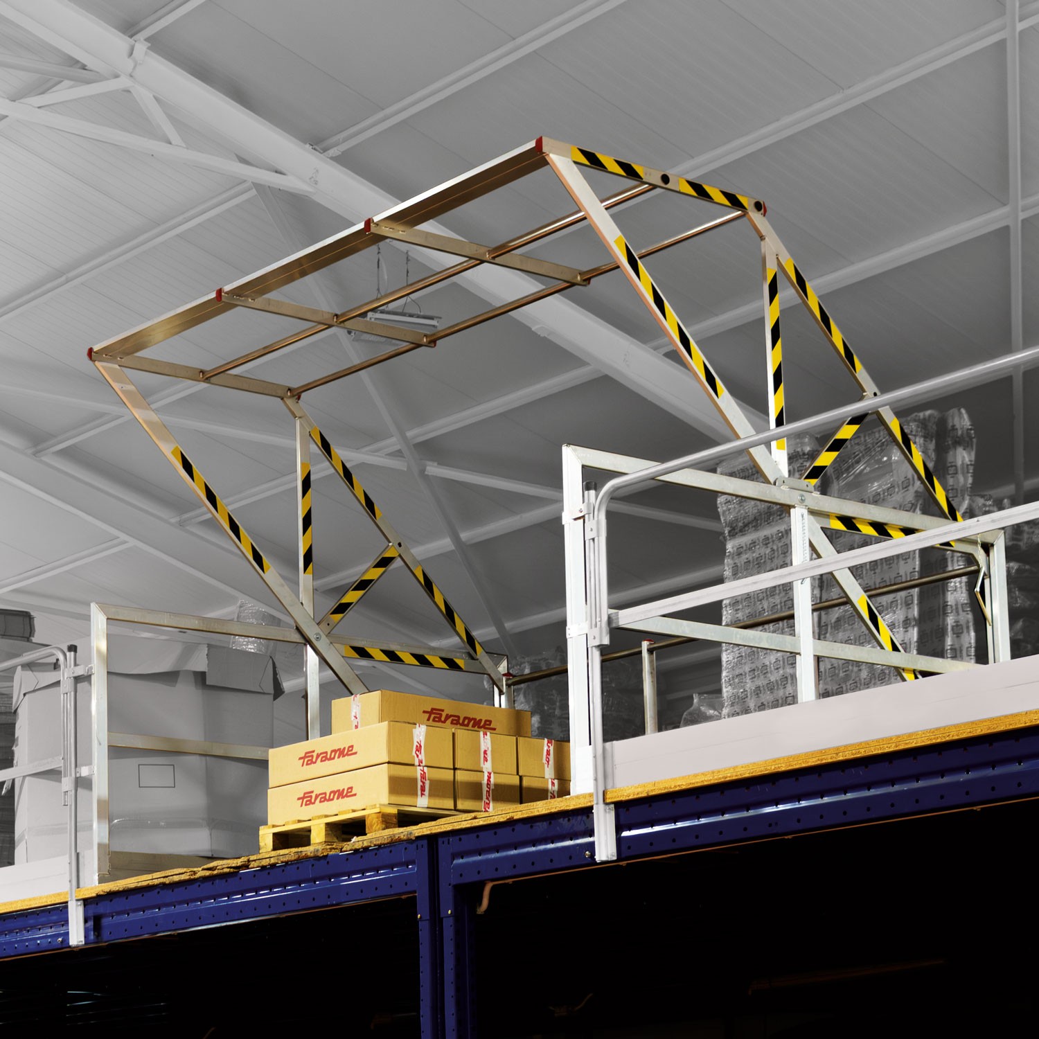 E-SAFETY | Barandilla basculante de seguridad en aluminio