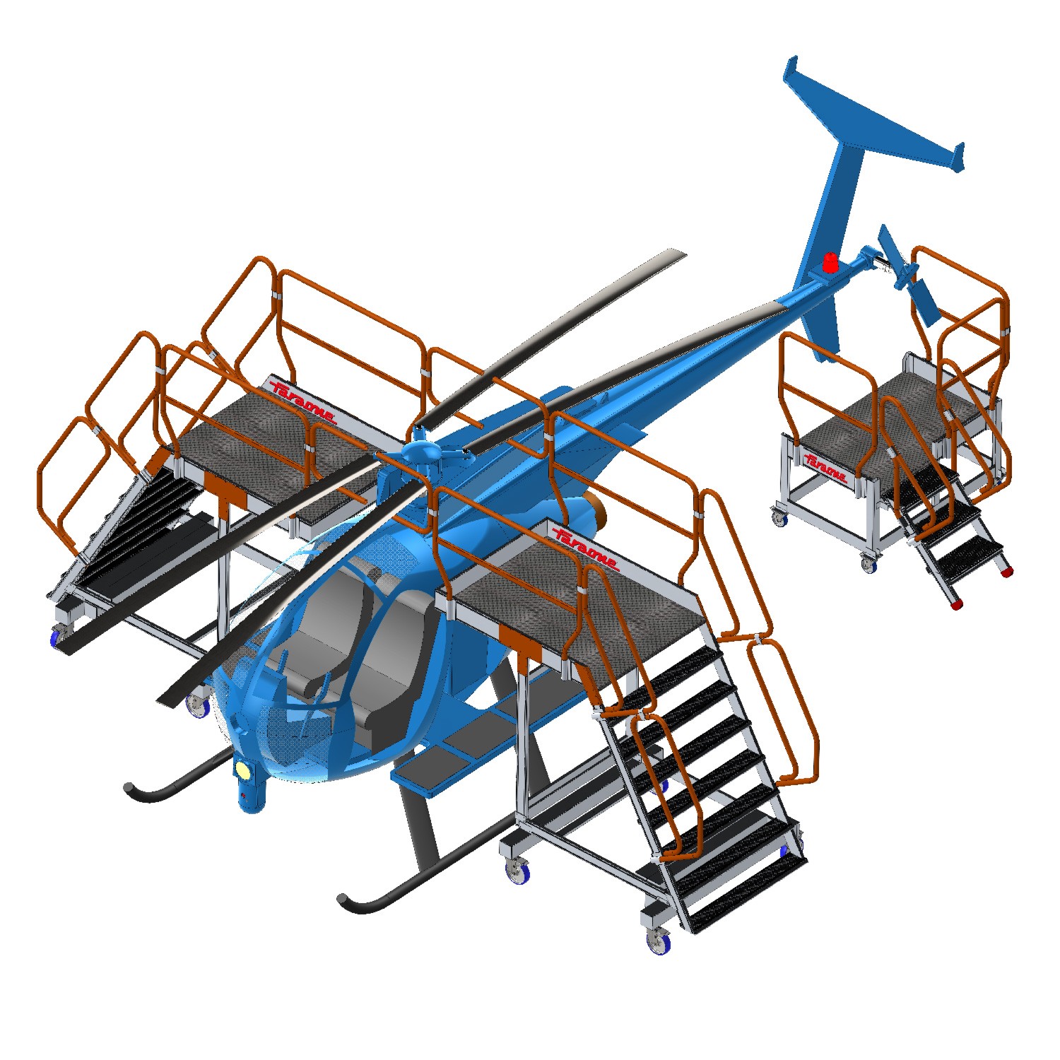 EM501 | Escaleras especiales para Mantenimiento de Helicópteros